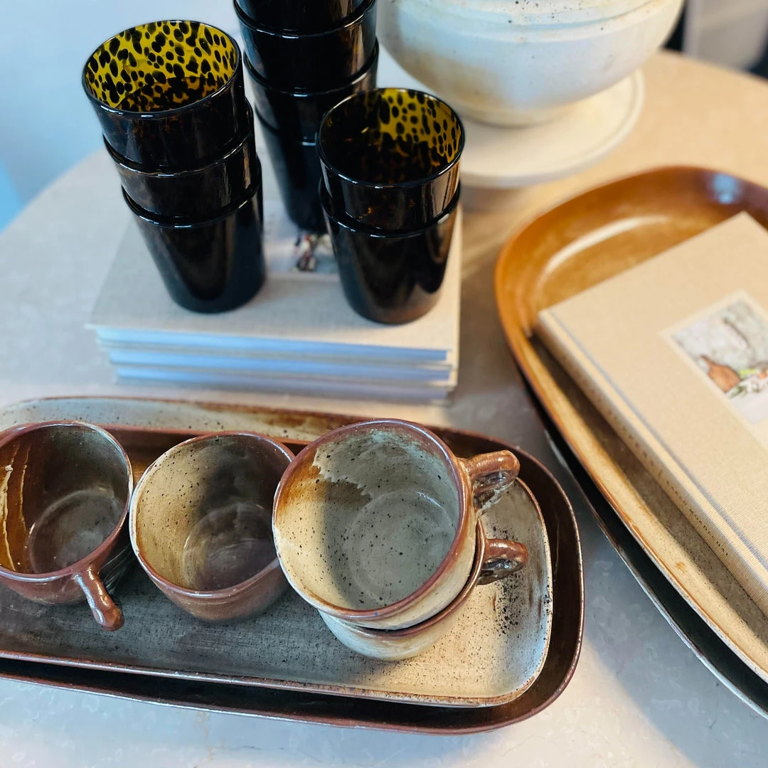 Blue Pheasant New Arrivals Dexter Lava Clay Mug Set Of 4 3 Blue Pheasant New Arrivals Dexter Lava Clay Mug Set Of 4