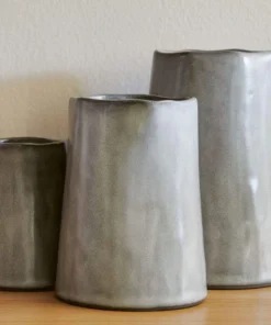 Blue Pheasant Esther Cement Glazed Pitcher Large Set Of Two