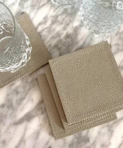 Blue Pheasant Evan Coaster Set Light Gray 9 Blue Pheasant Evan Coaster Set Light Gray