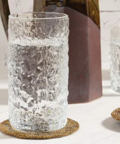 Blue Pheasant New Arrivals Fredrick Highball Glass Clear Set Of 6 11 Blue Pheasant New Arrivals Fredrick Highball Glass Clear Set Of 6