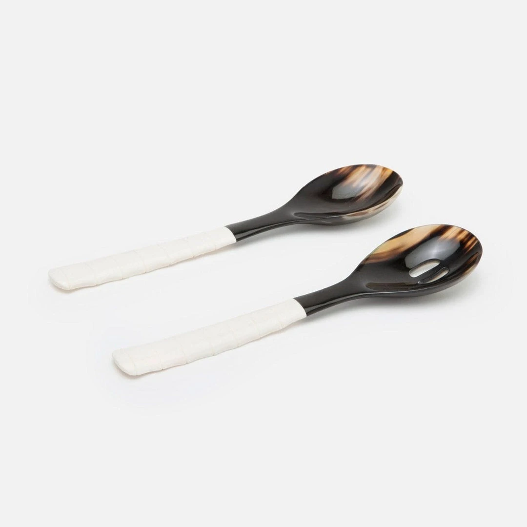 Blue Pheasant Halette Mixed Black Serving Set 4 Blue Pheasant Halette Mixed Black Serving Set