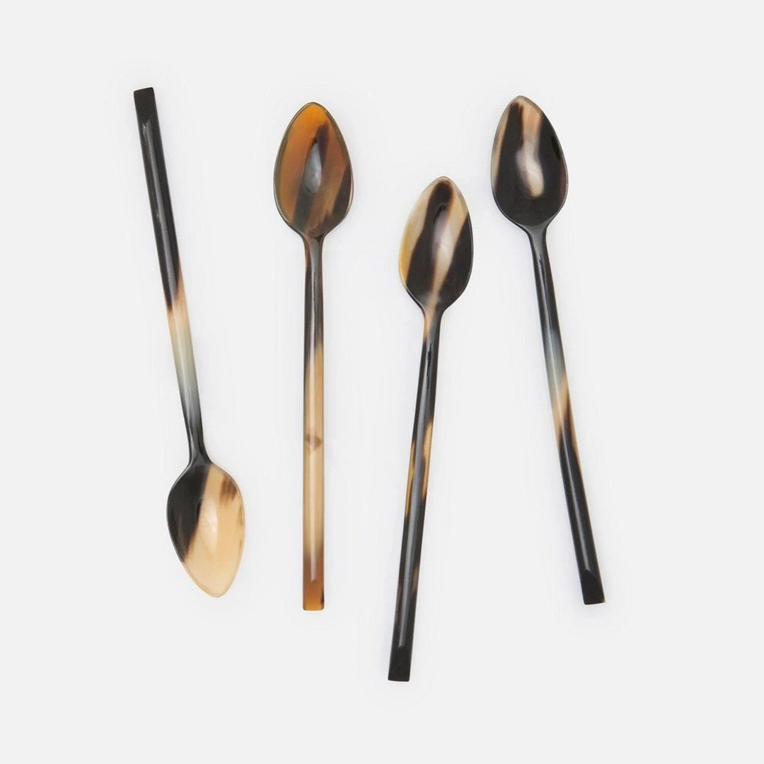 Blue Pheasant Kaarl Mixed Black Cocktail Spoon Set/12 New Arrivals 1 Blue Pheasant Kaarl Mixed Black Cocktail Spoon Set/12 New Arrivals