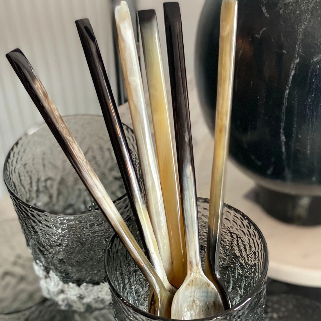 Blue Pheasant Kaarl Mixed Black Cocktail Spoon Set/12 New Arrivals 2 Blue Pheasant Kaarl Mixed Black Cocktail Spoon Set/12 New Arrivals