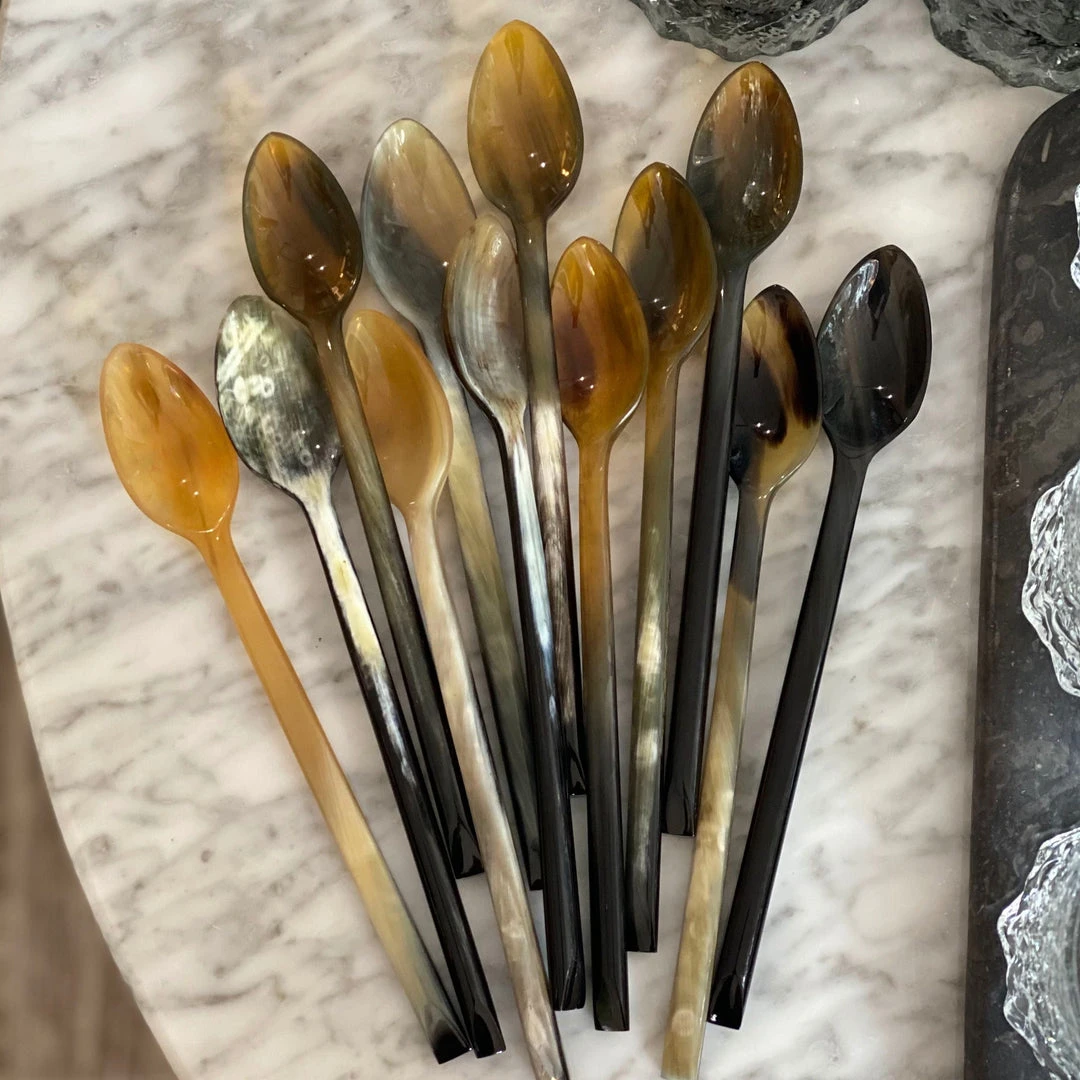 Blue Pheasant Kaarl Mixed Black Cocktail Spoon Set/12 New Arrivals 3 Blue Pheasant Kaarl Mixed Black Cocktail Spoon Set/12 New Arrivals