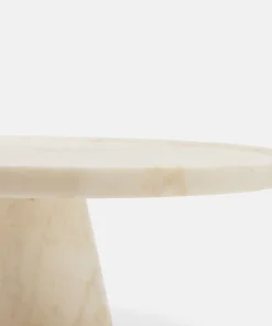 Blue Pheasant Samantha White Marble Cake Stand