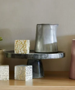 Blue Pheasant Samantha Gray Marble Cake Stand New Arrivals