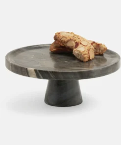 Blue Pheasant Samantha Gray Marble Cake Stand New Arrivals
