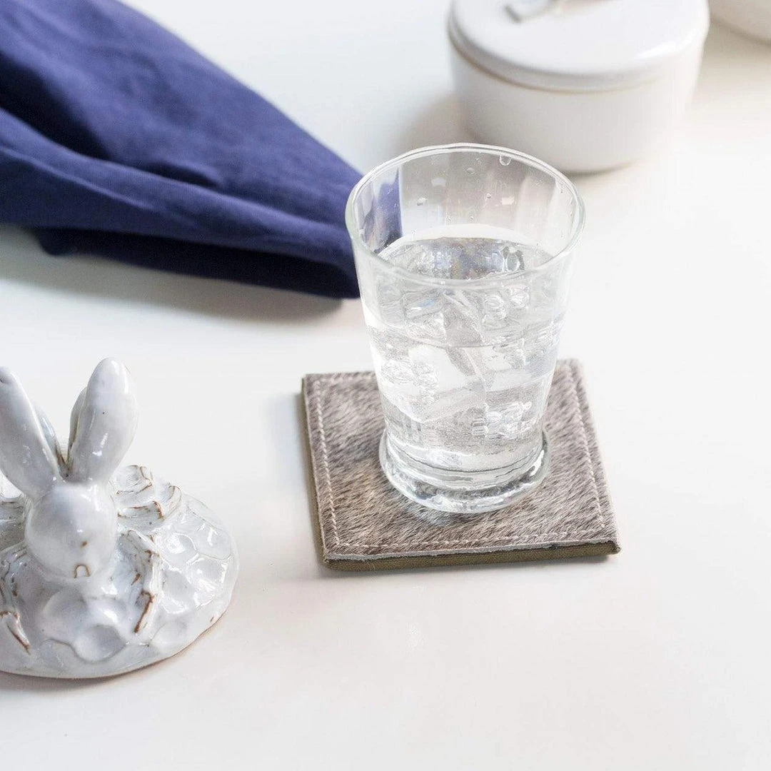 Blue Pheasant New Arrivals Tanner Coaster Set Gray 3 Blue Pheasant New Arrivals Tanner Coaster Set Gray