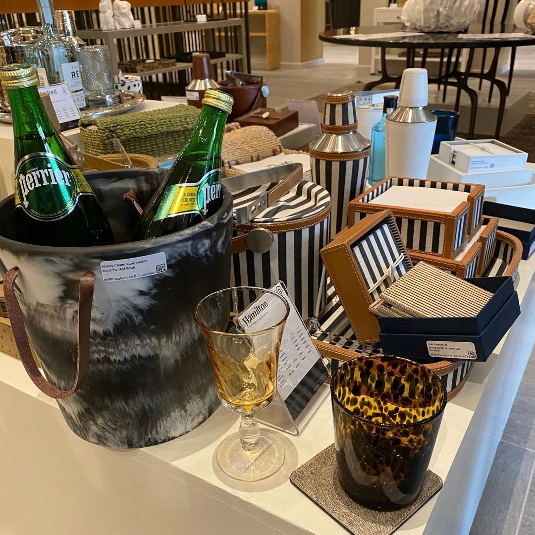 Blue Pheasant New Arrivals Andrew Tumbler Set Tortoiseshell Set Of 6 6 Blue Pheasant New Arrivals Andrew Tumbler Set Tortoiseshell Set Of 6