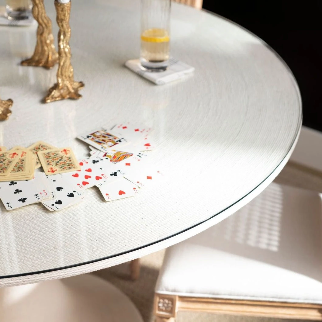 Bungalow 5 New Arrivals Rope Dining Table White 3 Bungalow 5 New Arrivals Rope Dining Table White