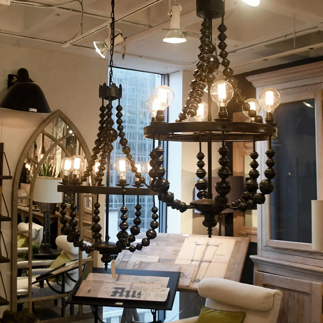 BoBo Intriguing Objects New Arrivals Metal Beaded Chandelier Small 2 BoBo Intriguing Objects New Arrivals Metal Beaded Chandelier Small