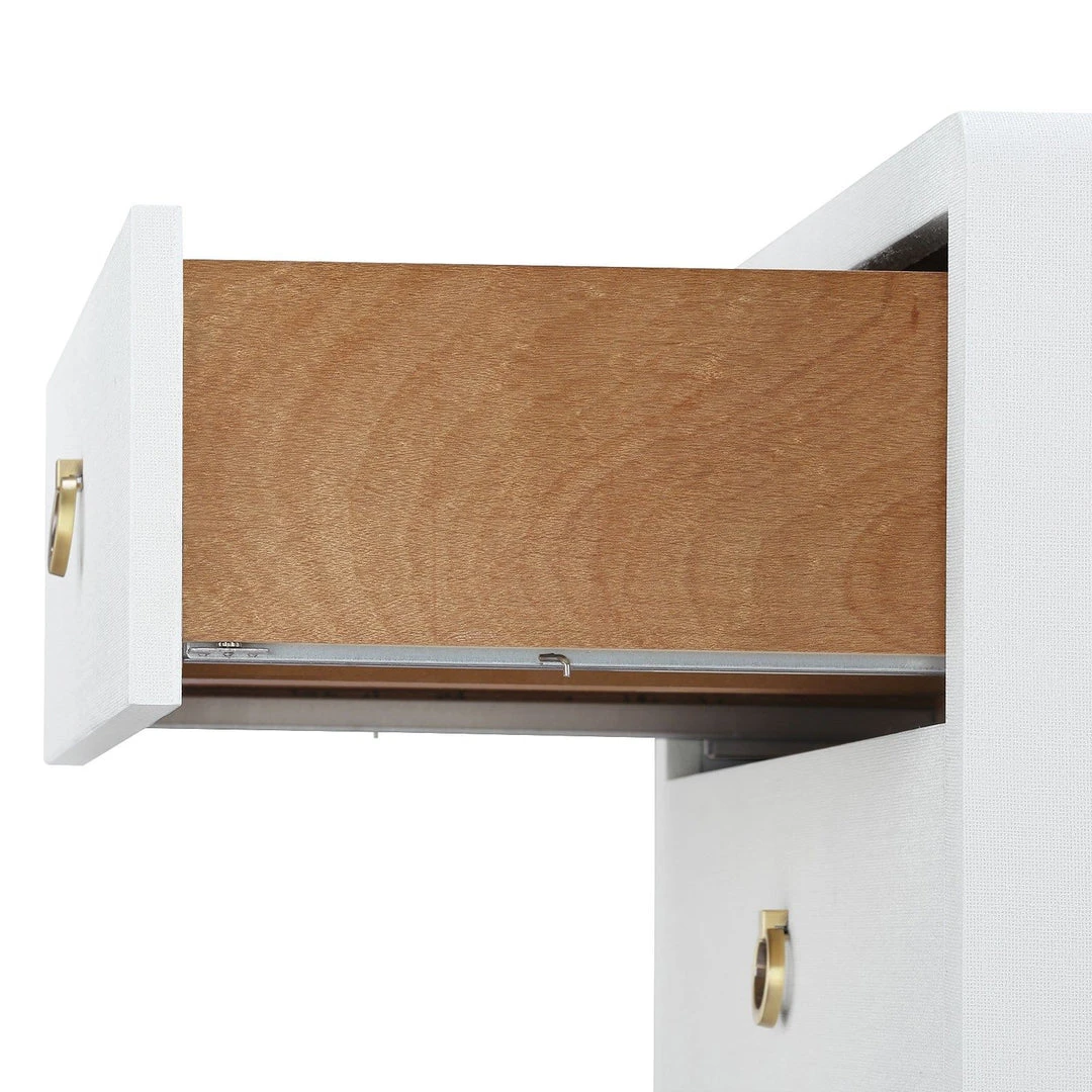 Bungalow 5 New Arrivals Bryant 3 Drawer Side Table White 7 Bungalow 5 New Arrivals Bryant 3 Drawer Side Table White