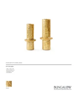 Bungalow 5 New Arrivals Kyoto Vase Set Gold 5 Bungalow 5 New Arrivals Kyoto Vase Set Gold
