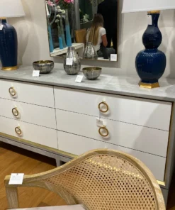 Bungalow 5 Cameron Extra Large Six Drawer Chest Gray New Arrivals