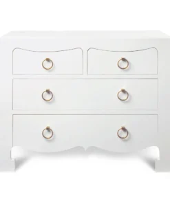 Bungalow 5 Jacqui Large 4 Drawer White New Arrivals