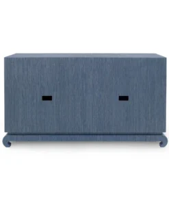 Bungalow 5 New Arrivals Meredith 4 Door Cabinet Navy Blue