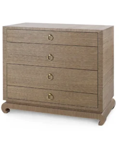 Bungalow 5 Ming Large 4 Drawer Chest Brown New Arrivals