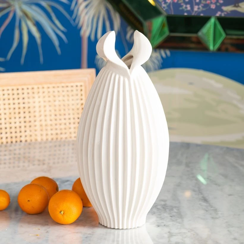 Bungalow 5 New Arrivals Agrippa Vase White 3 Bungalow 5 New Arrivals Agrippa Vase White