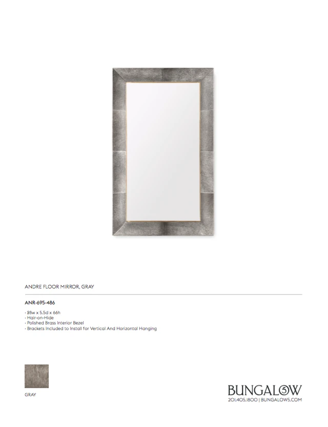Bungalow 5 Andre Mirror Large Gray New Arrivals 7 Bungalow 5 Andre Mirror Large Gray New Arrivals