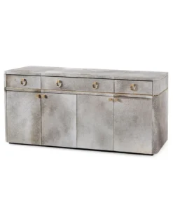 Bungalow 5 New Arrivals Andre Three Drawer And Four Door Cabinet Gray