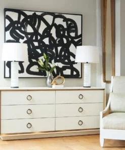 Bungalow 5 New Arrivals Ansel Extra Large Dresser White