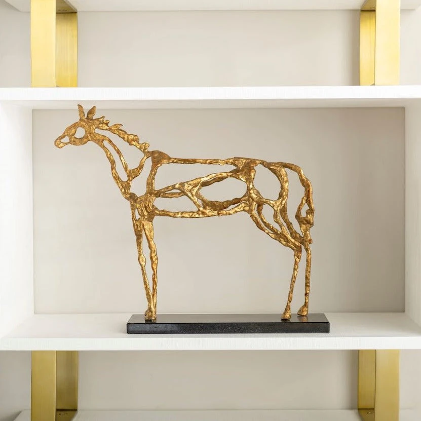 Bungalow 5 Arabian Horse Statue Gold 2 Bungalow 5 Arabian Horse Statue Gold