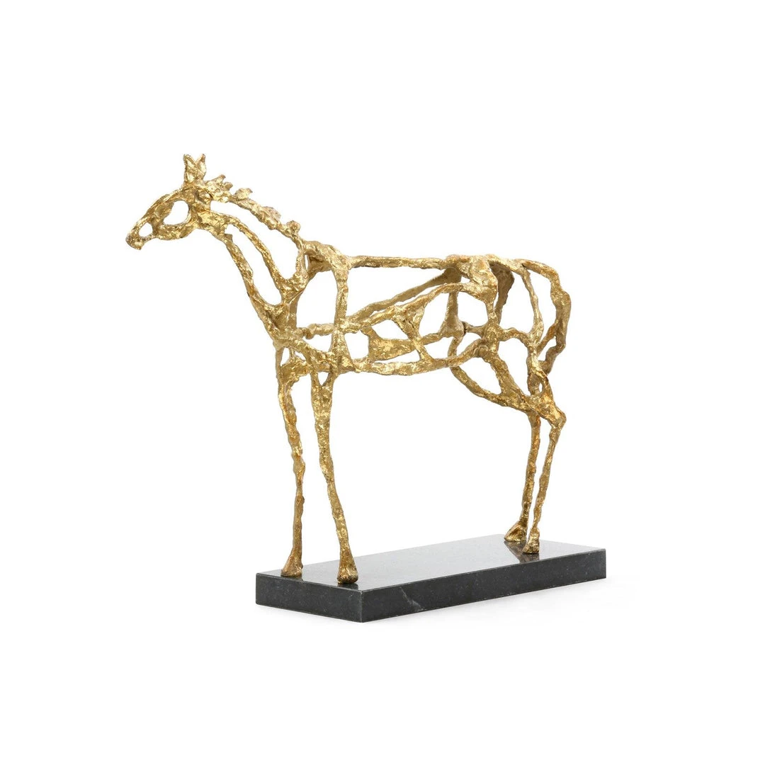 Bungalow 5 Arabian Horse Statue Gold 1 Bungalow 5 Arabian Horse Statue Gold