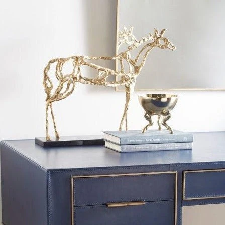 Bungalow 5 Arabian Horse Statue Gold 5 Bungalow 5 Arabian Horse Statue Gold