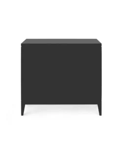 Bungalow 5 Astor 3 Drawer Side Table Black