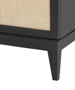 Bungalow 5 Astor 3 Drawer Side Table Black