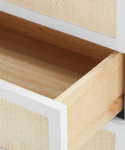 Bungalow 5 New Arrivals Astor 3 Drawer Side Table White 17 Bungalow 5 New Arrivals Astor 3 Drawer Side Table White