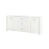 Bungalow 5 Audrey 3 Drawer 2 Door Cabinet White