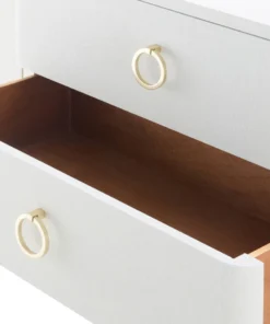 Bungalow 5 Audrey 3 Drawer 2 Door Cabinet White