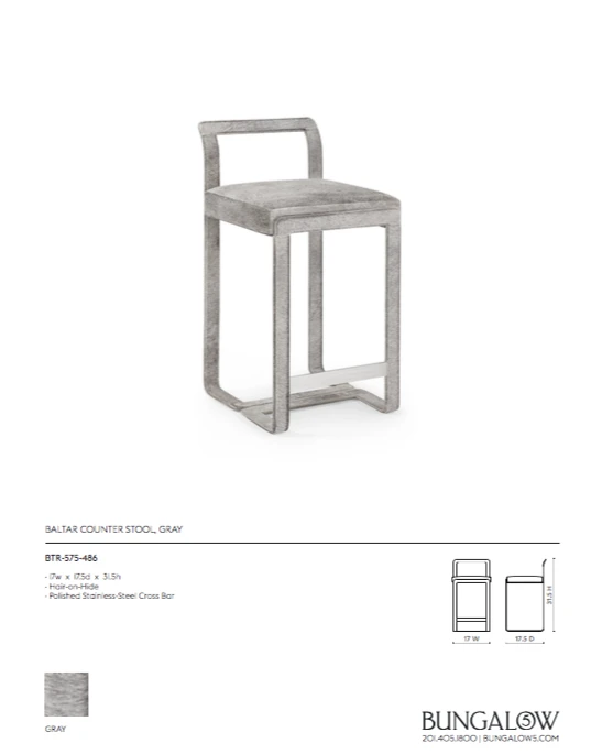 Bungalow 5 New Arrivals Baltar Counter Stool 7 Bungalow 5 New Arrivals Baltar Counter Stool