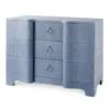 Bungalow 5 Bardot Large 3 Drawer Navy Blue