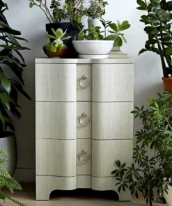 Bungalow 5 Bardot 3 Drawer Side Table Natural