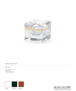 Bungalow 5 New Arrivals Barleto Box Clear