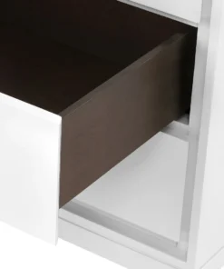 Bungalow 5 Bergamo Three Drawer Side Table White 17 Bungalow 5 Bergamo Three Drawer Side Table White