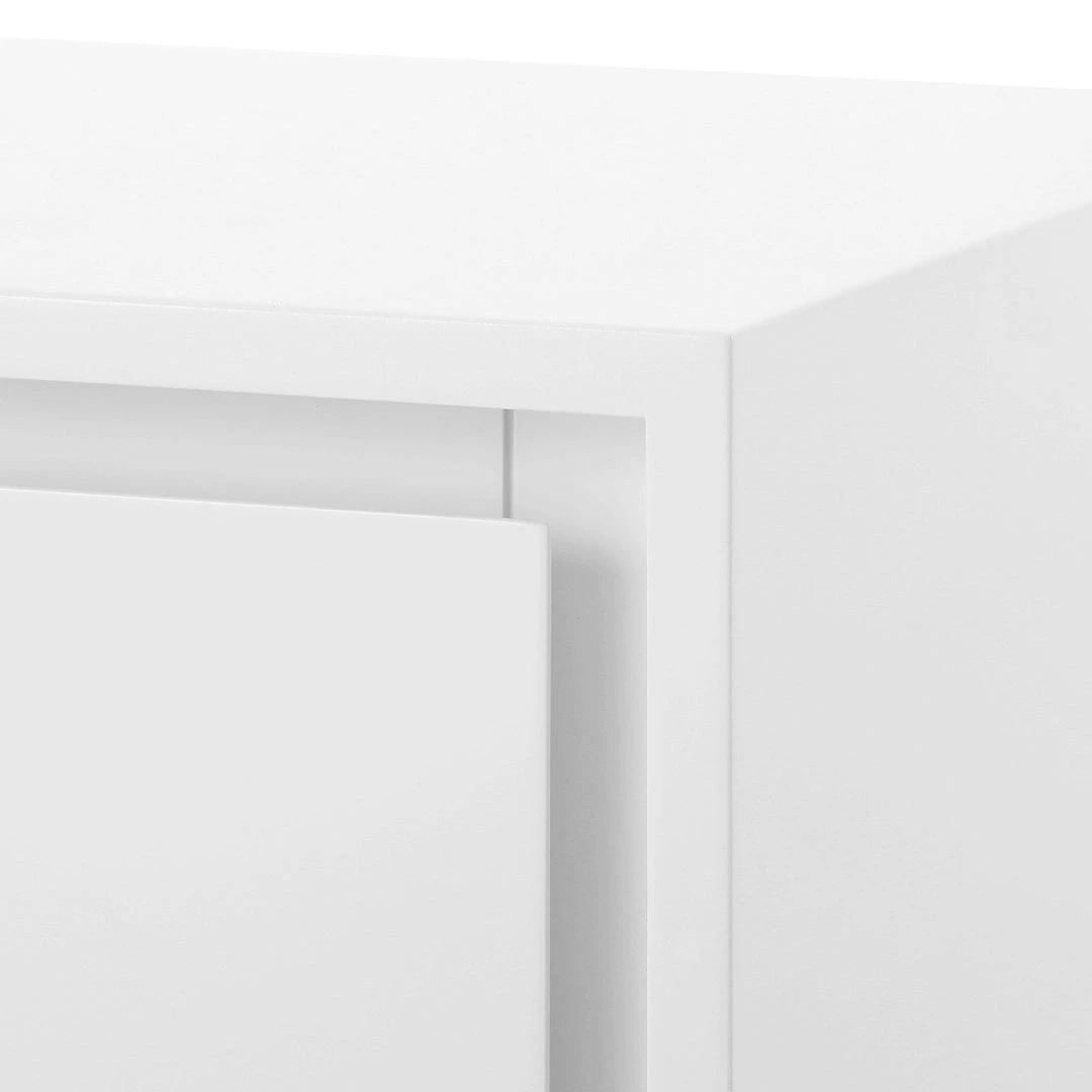 Bungalow 5 Bergamo Three Drawer Side Table White 10 Bungalow 5 Bergamo Three Drawer Side Table White