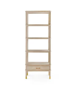 Bungalow 5 New Arrivals Bertram Etagere Bleached Cerused Oak