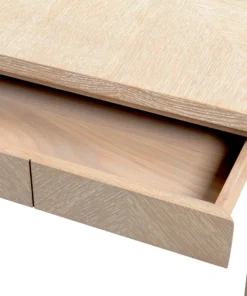 Bungalow 5 New Arrivals Bertram Game Table Bleached Cerused Oak