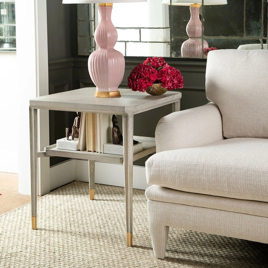 Bungalow 5 Bertram Side Table Grey Cerused Oak 5 Bungalow 5 Bertram Side Table Grey Cerused Oak