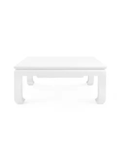 Bungalow 5 New Arrivals Bethany Large Square Coffee Table White