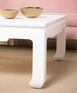 Bungalow 5 New Arrivals Bethany Large Square Coffee Table White