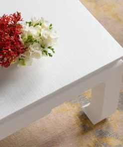 Bungalow 5 Bethany Large Rectangular Coffee Table White New Arrivals