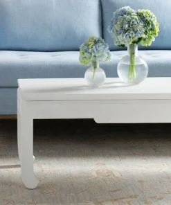 Bungalow 5 Bethany Large Rectangular Coffee Table White New Arrivals
