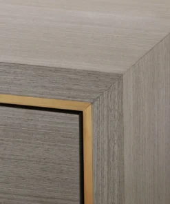 Bungalow 5 New Arrivals Blake 4 Door Cabinet Taupe Gray