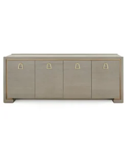 Bungalow 5 New Arrivals Blake 4 Door Cabinet Taupe Gray