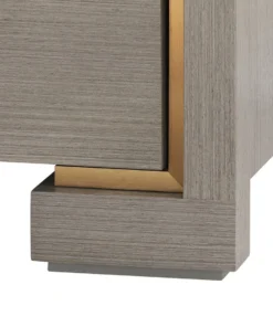 Bungalow 5 New Arrivals Blake 4 Door Cabinet Taupe Gray