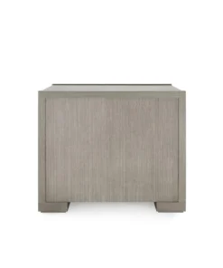 Bungalow 5 New Arrivals Blake 3 Drawer Side Table Taupe Gray